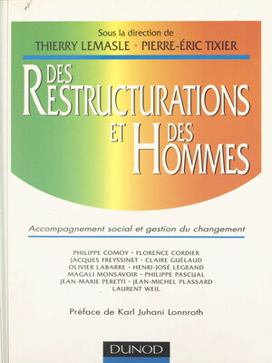 cover image of Des restructurations et des hommes
